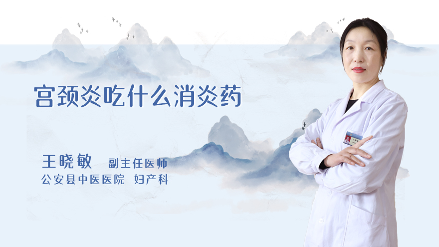 宫颈炎吃什么消炎药