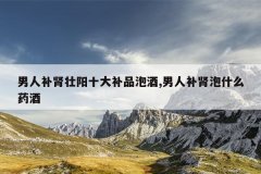 男人补肾壮阳十大补品泡酒,男人补肾泡什么药酒