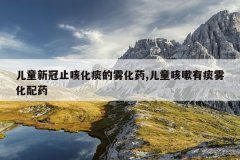 儿童新冠止咳化痰的雾化药,儿童咳嗽有痰雾化配药