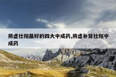 <b>阴虚壮阳最好的四大中成药,阴虚补肾壮阳中成药</b>