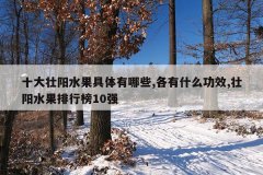<b>十大壮阳水果具体有哪些,各有什么功效,壮阳水果排行榜10强</b>