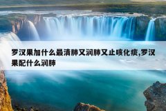 罗汉果加什么最清肺又润肺又止咳化痰,罗汉果配什么润肺