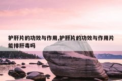 护肝片的功效与作用,护肝片的功效与作用片能排