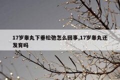 <b>17岁睾丸下垂松弛怎么回事,17岁睾丸还发育吗</b>