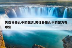 <b>男性补睾丸中药配方,男性补睾丸中药配方有哪些</b>