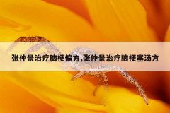 <b>张仲景治疗脑梗偏方,张仲景治疗脑梗塞汤方</b>